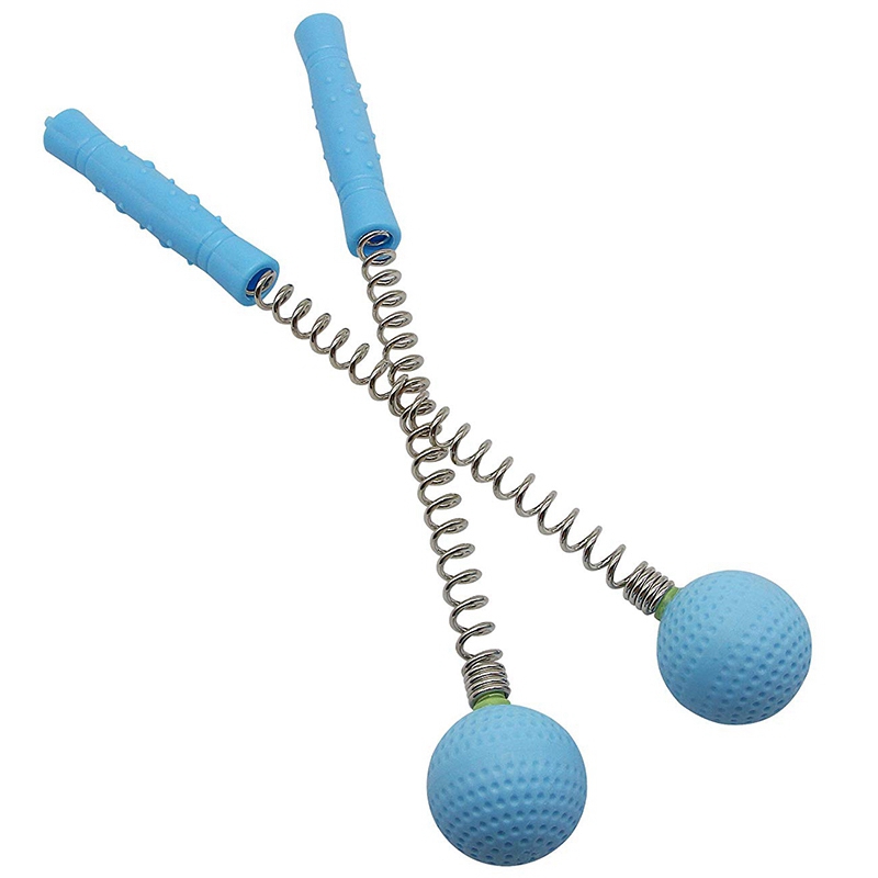 Massager Ball Hammer(2-Pack) Hammer Stick Manual Beat Golf Ball Massager Back Shoulder Massage Full Body Reduce Fatigue Pain(Blue)